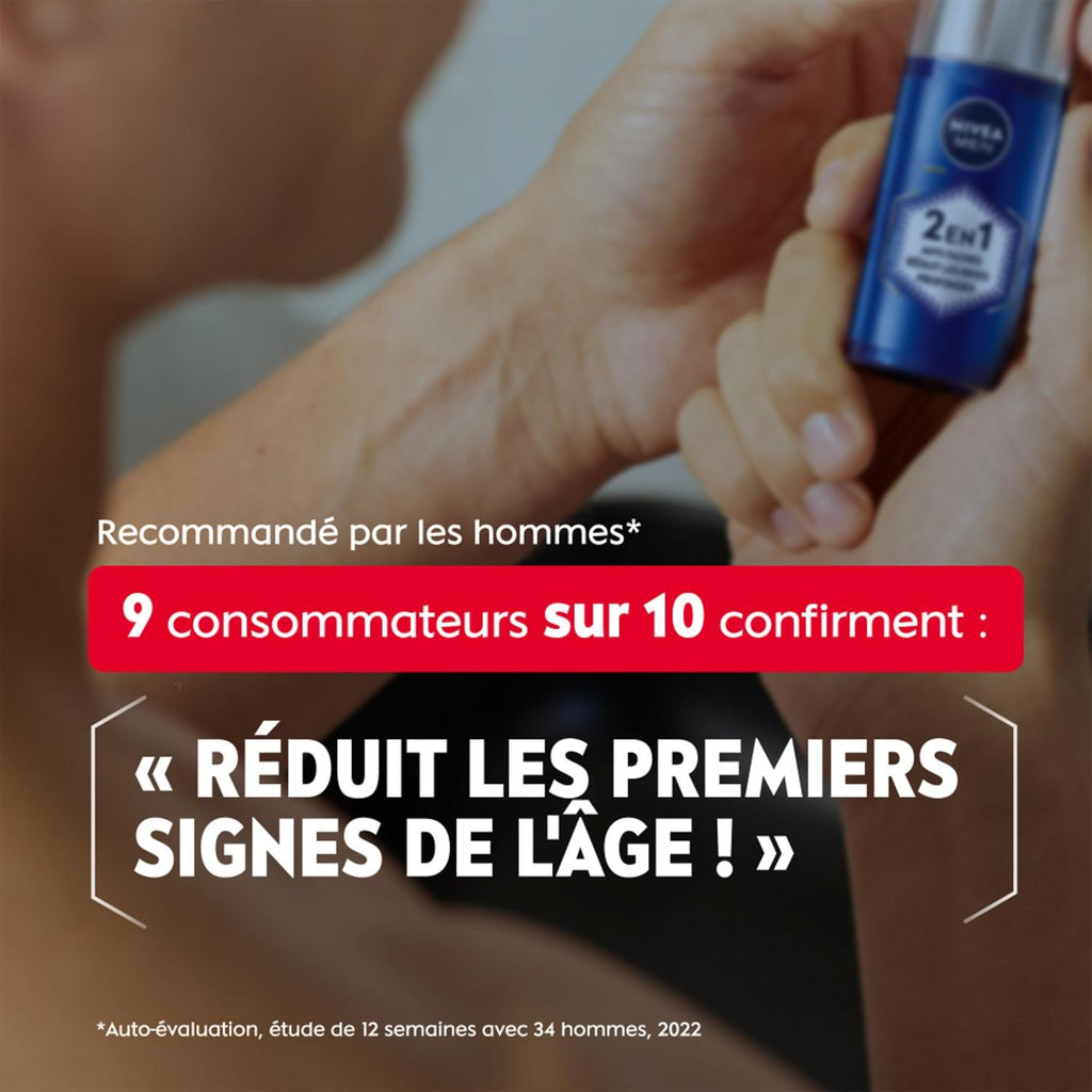 NIVEA MEN Anti‑Age Power Visage Crème 2‑en‑1 Anti‑Âge & Anti‑Taches 50ml