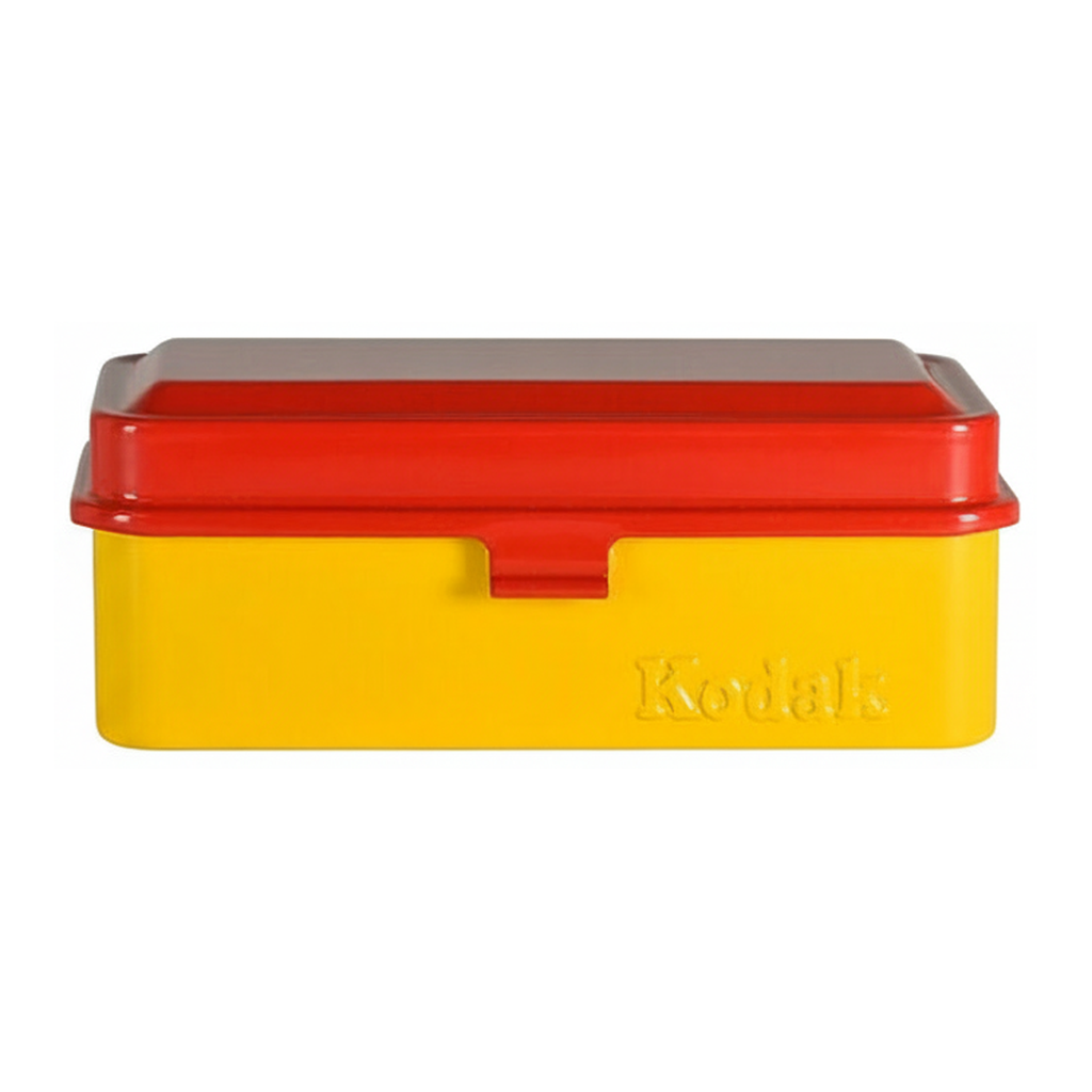 Kodak Boîte de rangement en métal pour film 120/135 mm Rouge