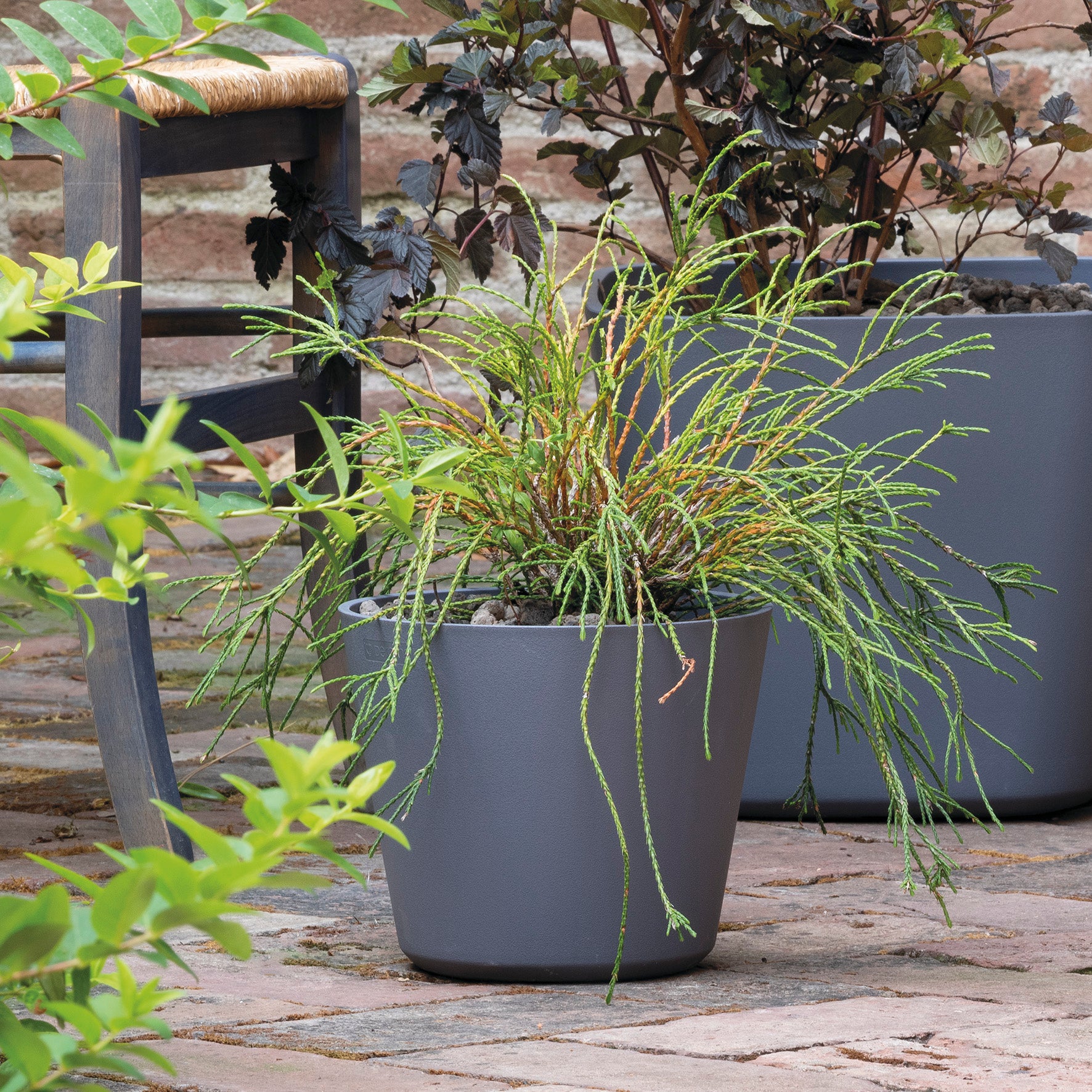 Deroma Vase Origin Gris 24 cm
