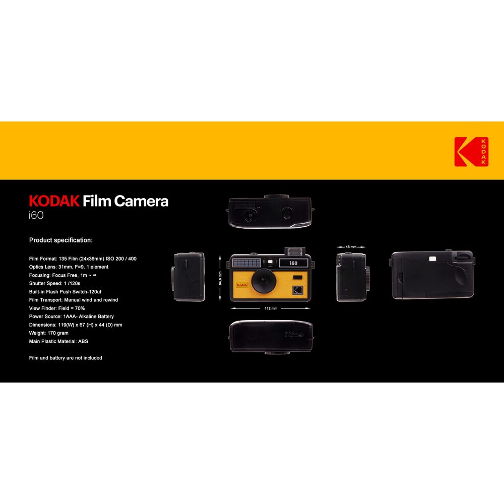 Kodak i60 Appareil photo argentique - Violet