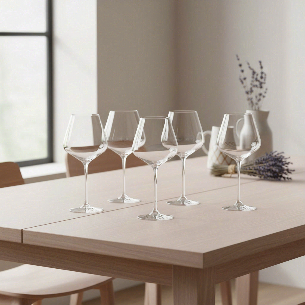 BJÖRN LAGOM Lot de 6 verres à pied - 47 cl