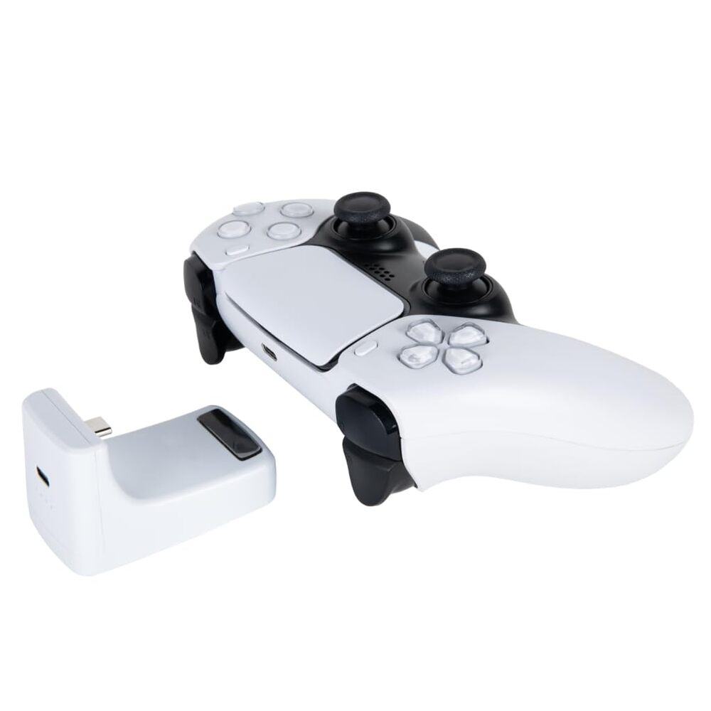 Konix Batterie externe pour manette DualSense PS5 - Indicateur de charge LED - 10 modes d'éclairage RVB - Noir