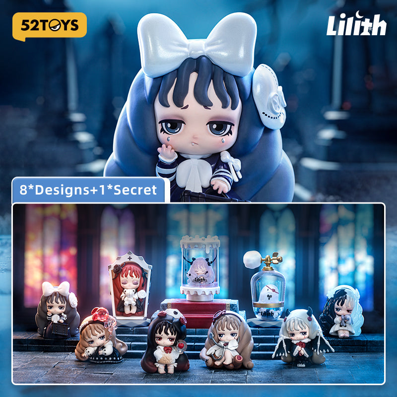 52TOYS Lilith Série Secret Experiment Boîte Mystère Figurine de Collection Gothique Noire Décoration de Bureau Cadeau d'Anniversaire Une Figurine Aléatoire par Commande