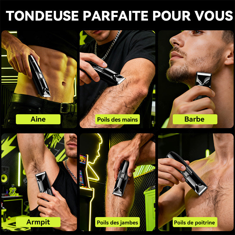 Tondeuse électrique Enchen Spark 3 pour l'aine et le corps, avec lame en céramique respectueuse de la peau pour éviter les coupures, tonte du corps, 1 pièce.