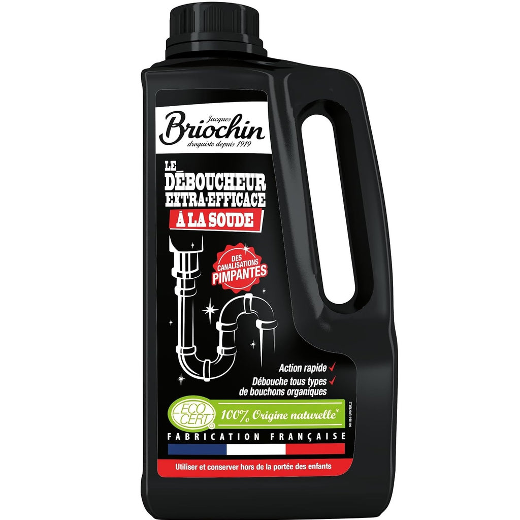 Jacques Briochin Déboucheur Extra-Efficace pour Canalisations 900 ml