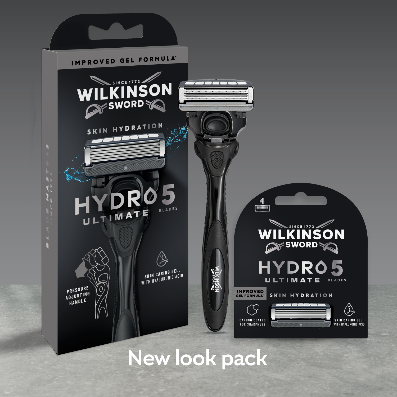 WILKINSON SWORD Hydro 5 Ultimate - Lames de Rasoir Pour Homme - 4 Recharges