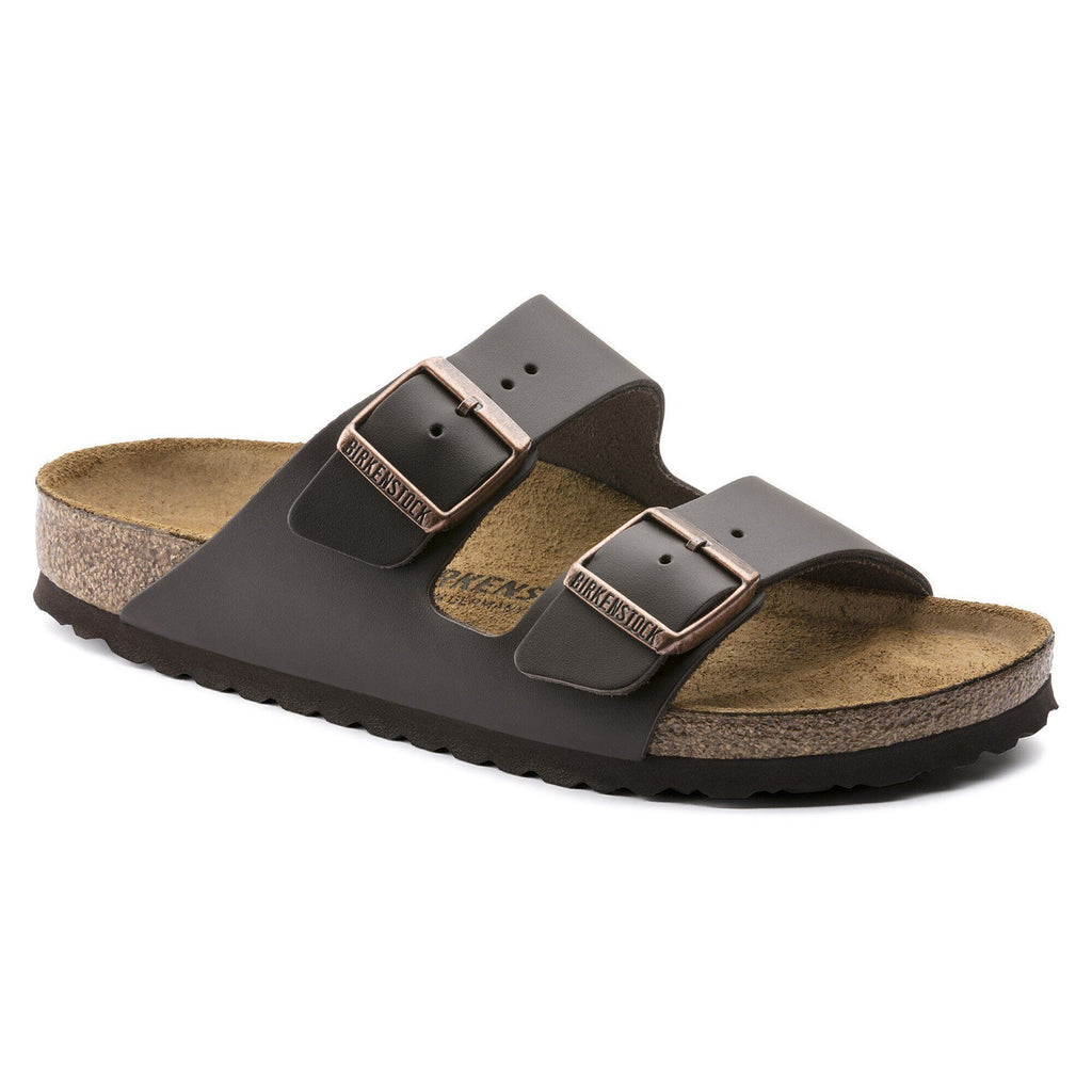 Birkenstock Arizona Cuir naturel Marron foncé
