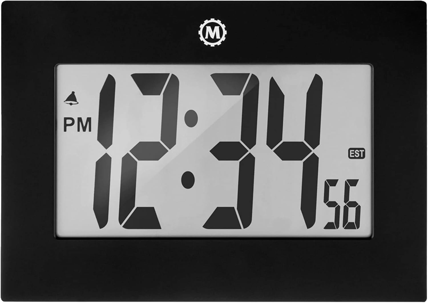 Marathon Calgary Horloge numérique murale - Noir