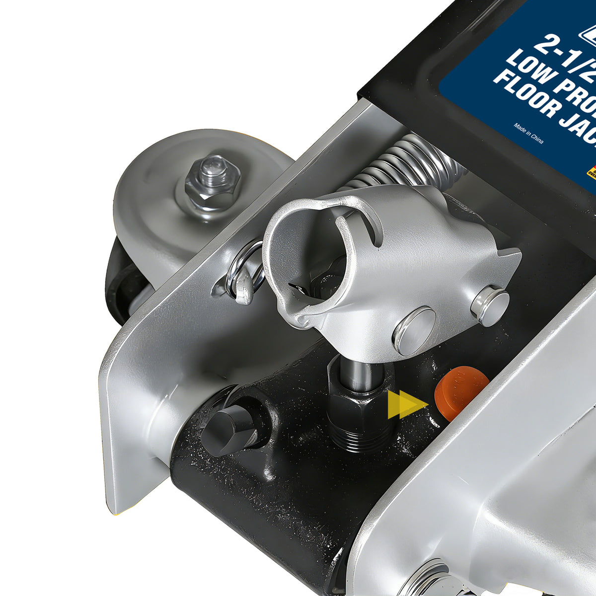 TCE Cric Hydraulique Horizontal Profil Ultra Bas 2,5t 85-380mm Structure en Acier Robuste en 1494 Certifié CE pour Changement de Pneu d'Urgence Adapté aux Voitures de Sport Voitures de
