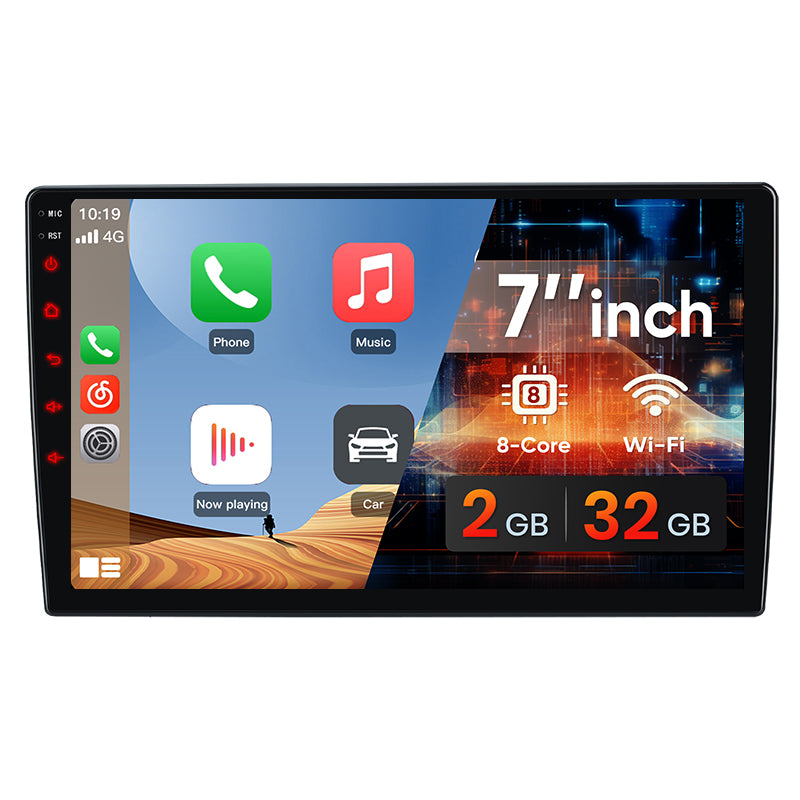 Junsun 8163 Series 2DIN Radio pour voiture 7 pouces, 2 Go de RAM + 32 Go de ROM
