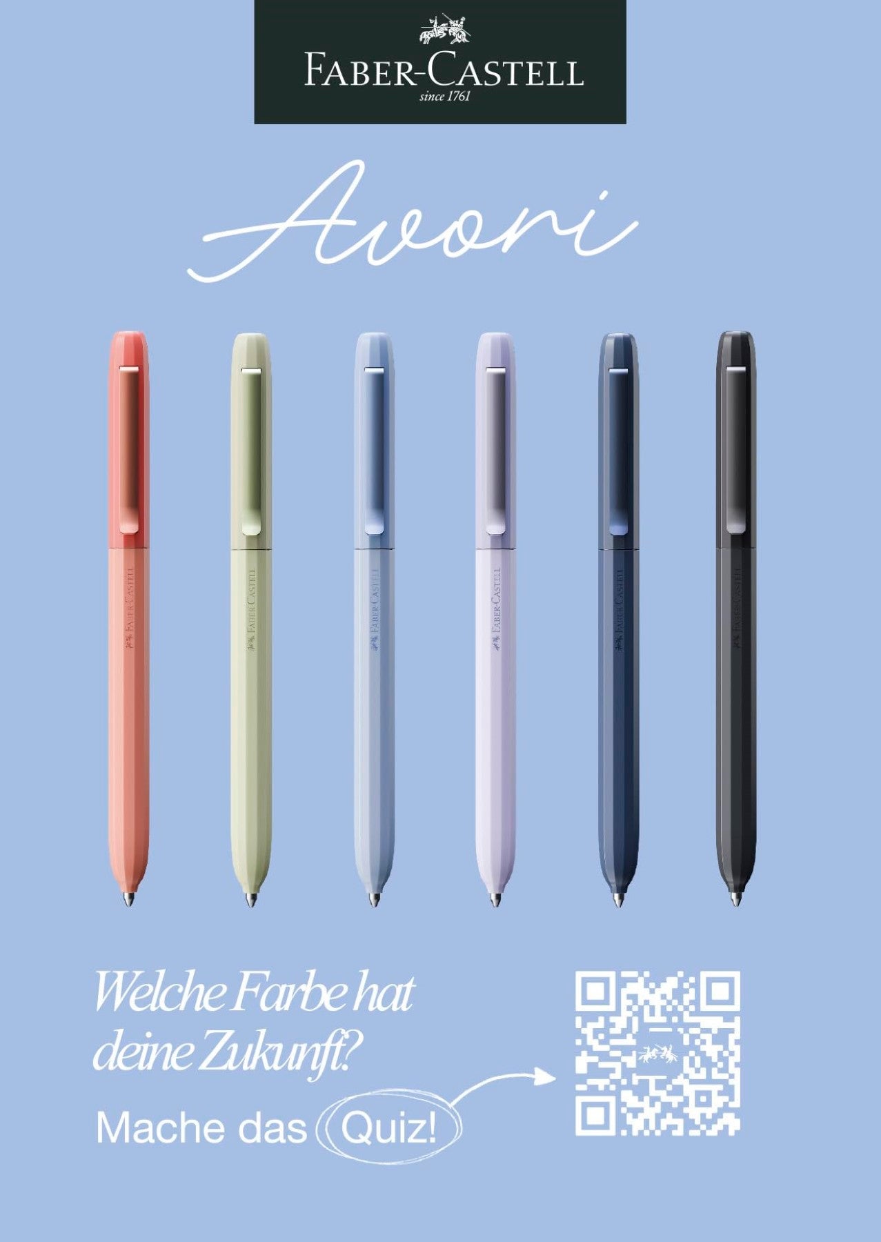 Faber-Castell Avori XB Stylo à bille - Tranquillité d'esprit