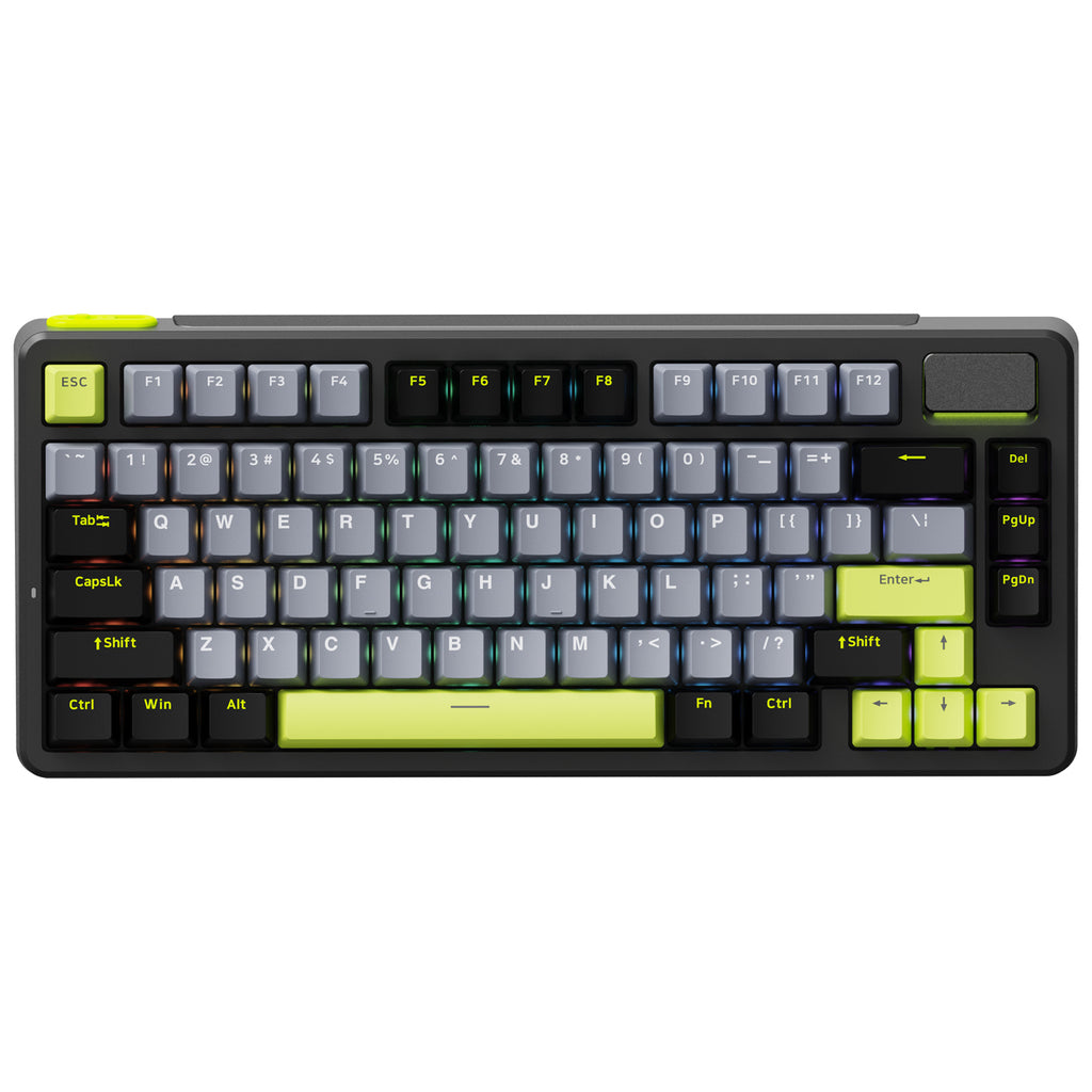 Rapoo V700DIY Clavier mécanique tri-mode 75 %, disposition QWERTY américaine, montage sur joint BG