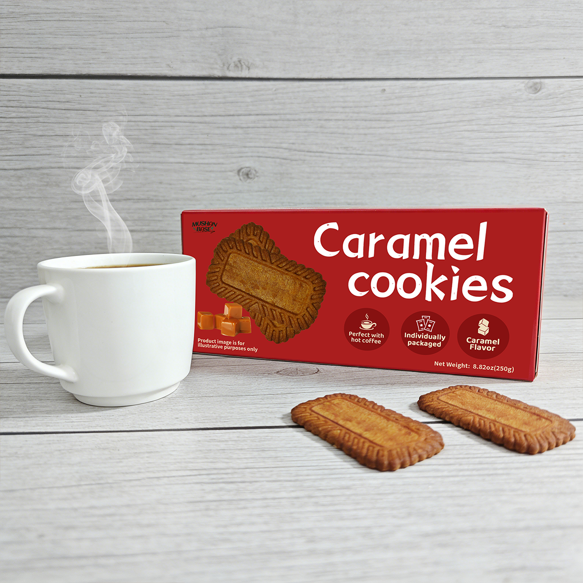 Be＆Cheery Biscuits au caramel 250 g