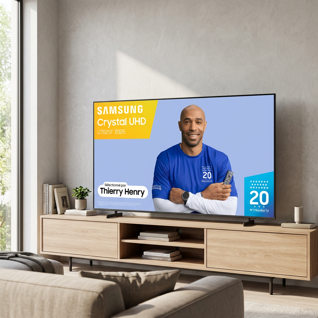 Samsung TV TU65U7025F 65" 4K Crystal UHD