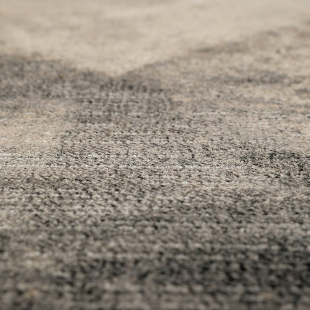 Aloyse Tapis rectangulaire gris acier 160x230 cm - 100 % polyester recyclé, texture tissée résistante à l'usure, pour salon et salle à manger