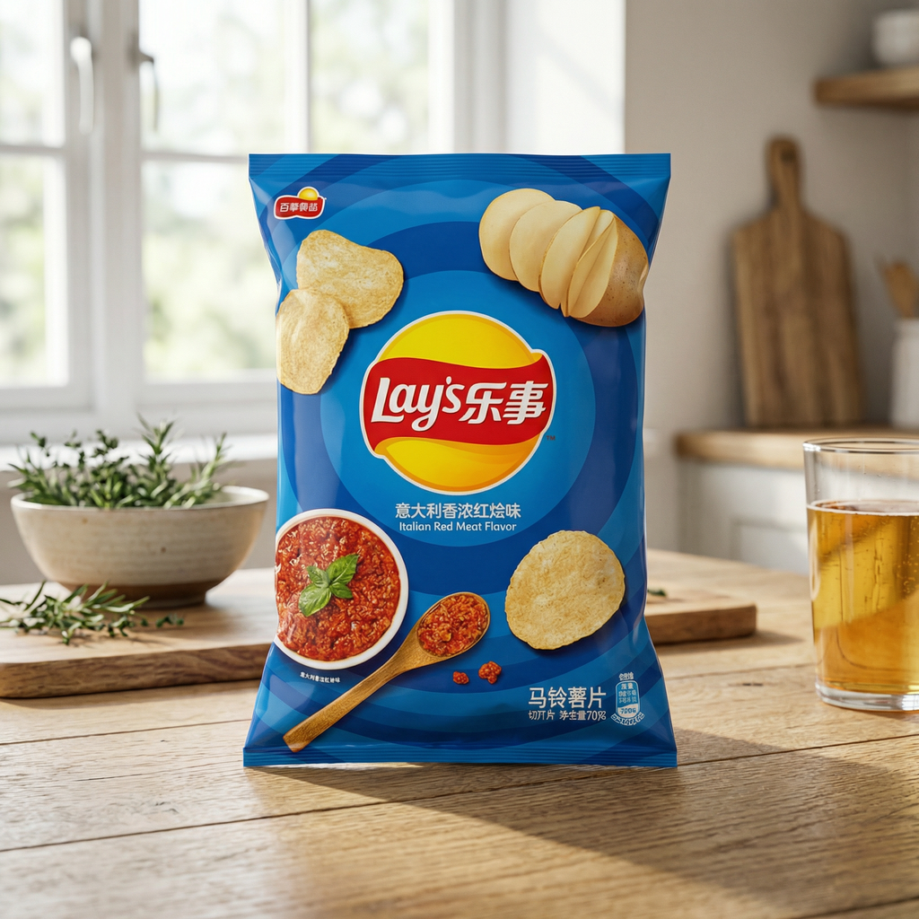 Lay's Chips de pommes de terre saveur sauce ragù italienne - 70 g