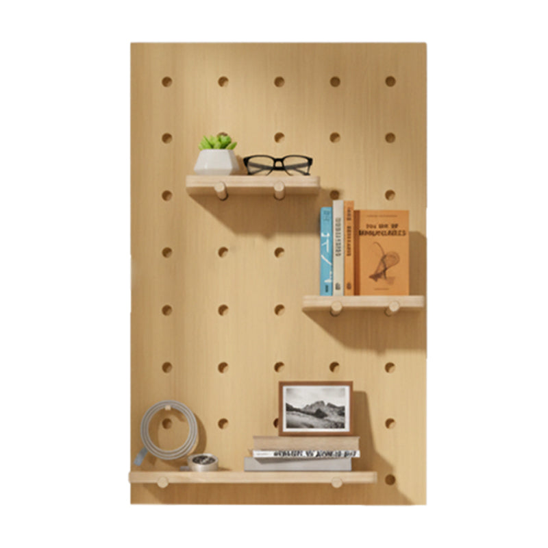 JORDAN&JUDY Organisateur Panneau Perforé en Bois Massif, 40 cm × 60 cm, Couleur Bois Naturel