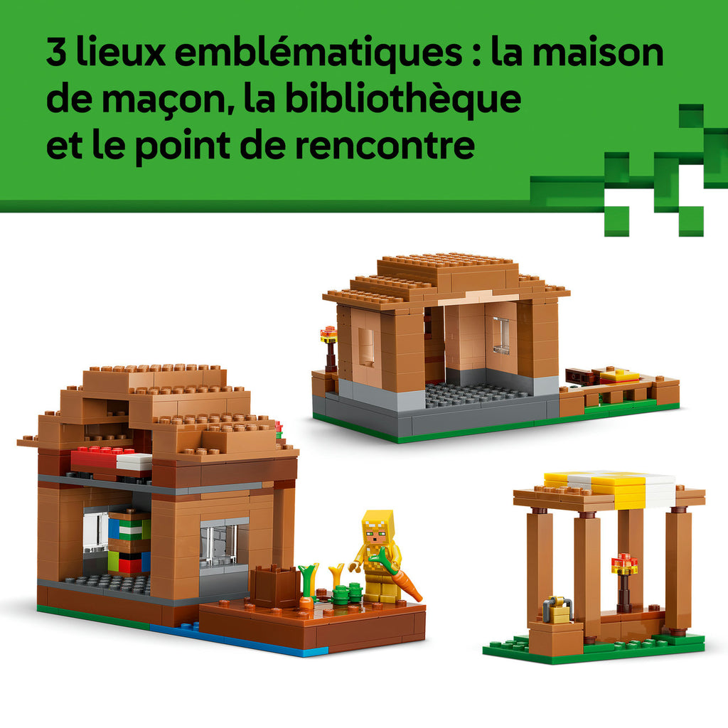 LEGO Minecraft 21596 L'Évocateur à l'attaque du village