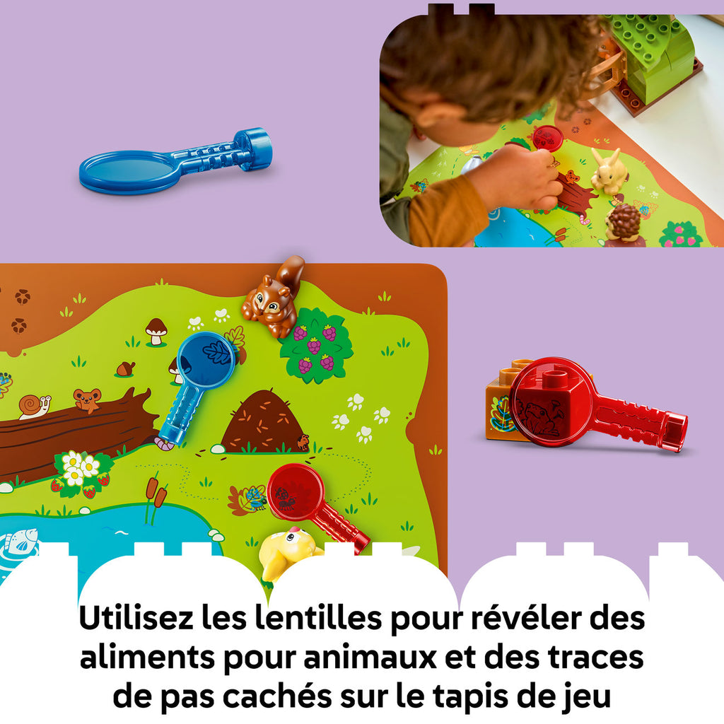 LEGO DUPLO Town 10480 Découverte de la forêt avec des animaux sauvages