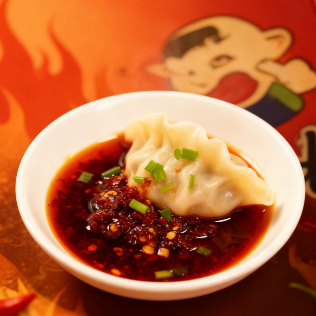 Fan Sao Guang Huile de piment pour raviolis - 210 g