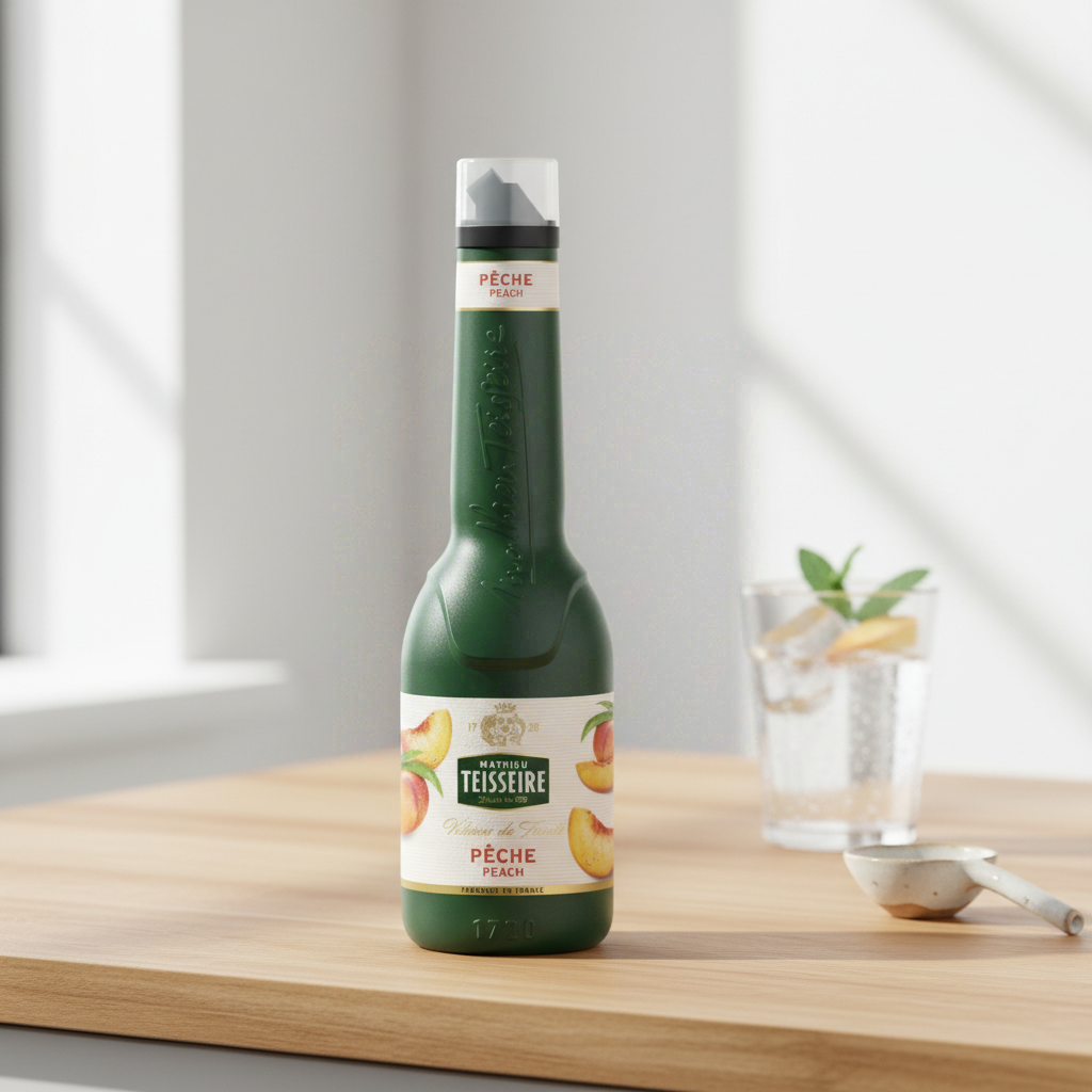 TEISSEIRE Purée de fruit pêche - 1 L