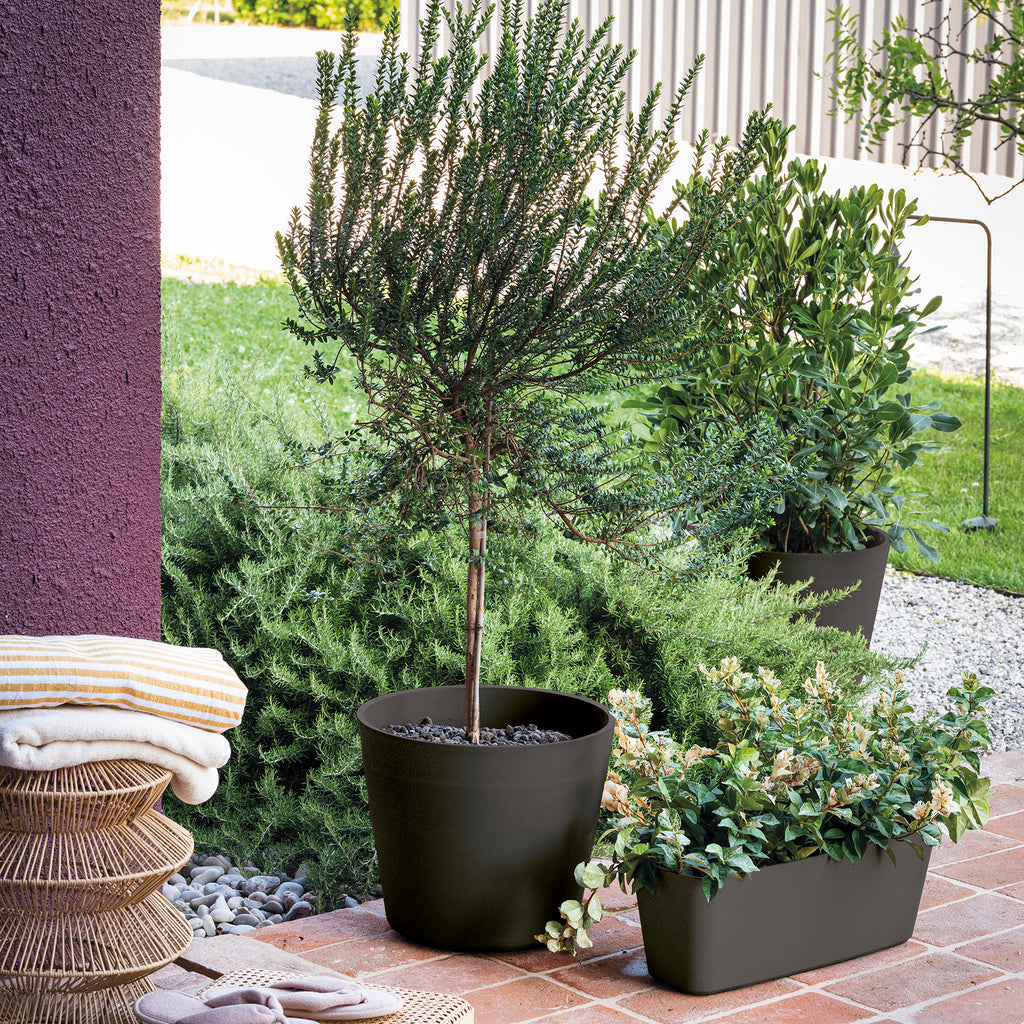 DEROMA Vaso Origin Anthracite 24cm