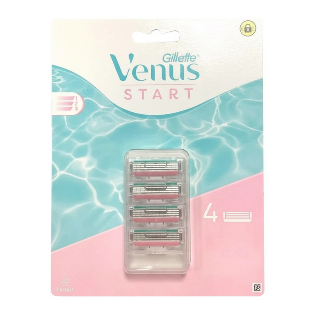 GILLETTE VENUS - Cartouche De Rasage Start - Lot de 4 cartouches