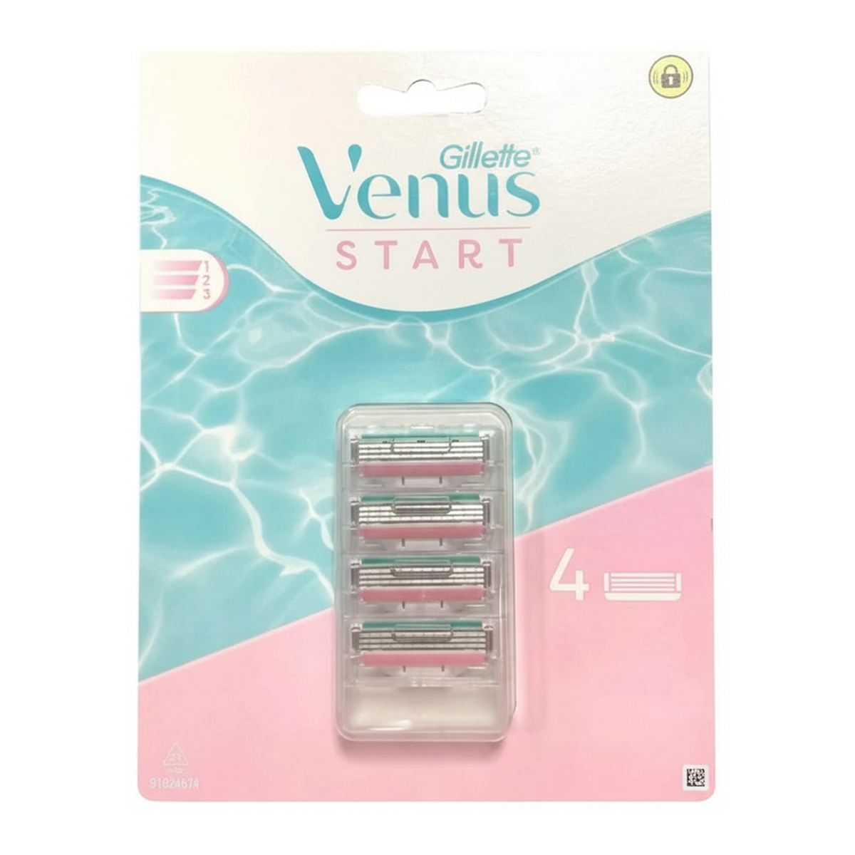 GILLETTE VENUS - Cartouche De Rasage Start - Lot de 4 cartouches
