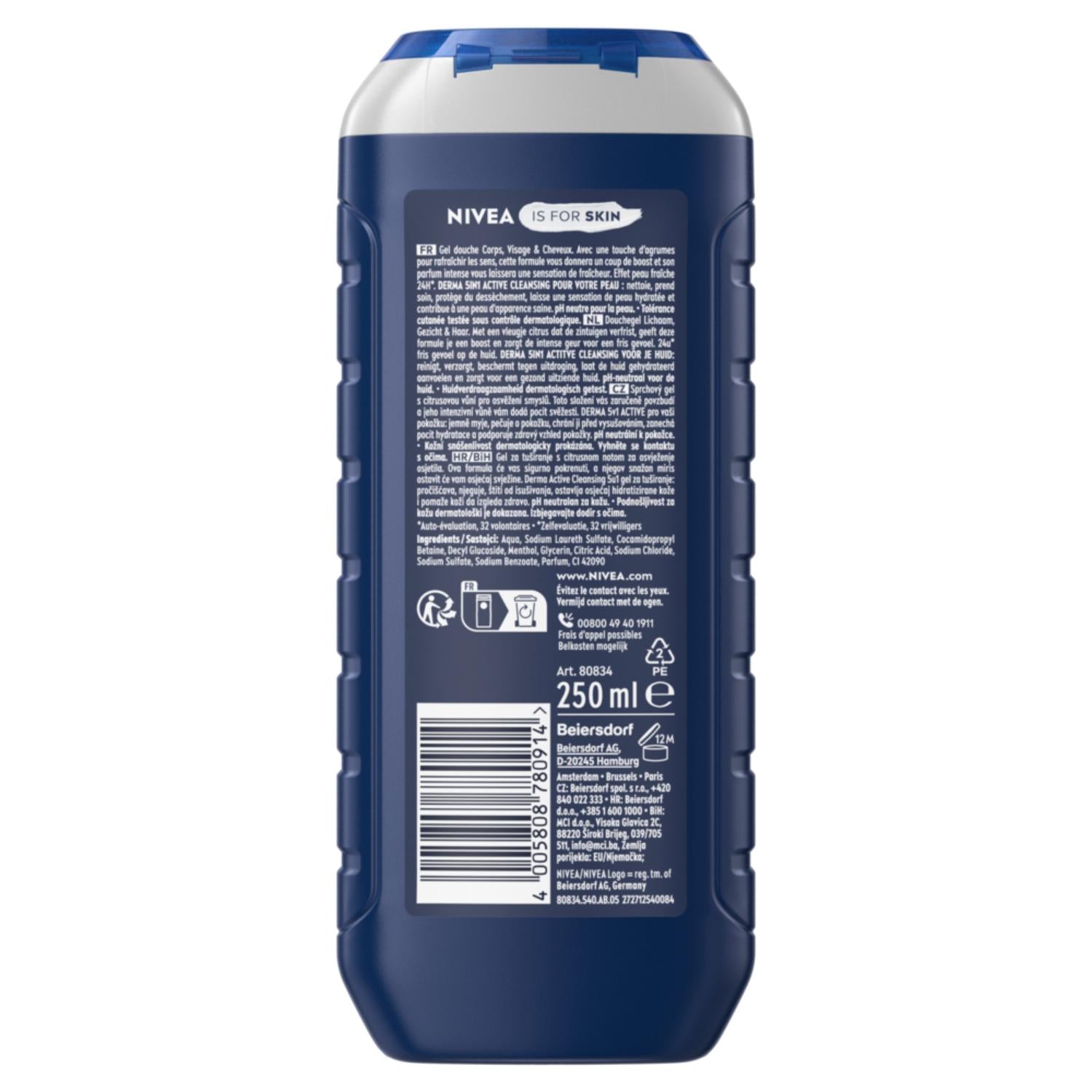 NIVEA Men Gel Douche Power Refresh