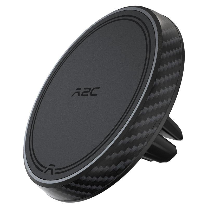 Support de téléphone de voiture magnétique sans fil pour grille d'aération A2C, compatible avec Apple et Android, EV11, Noir