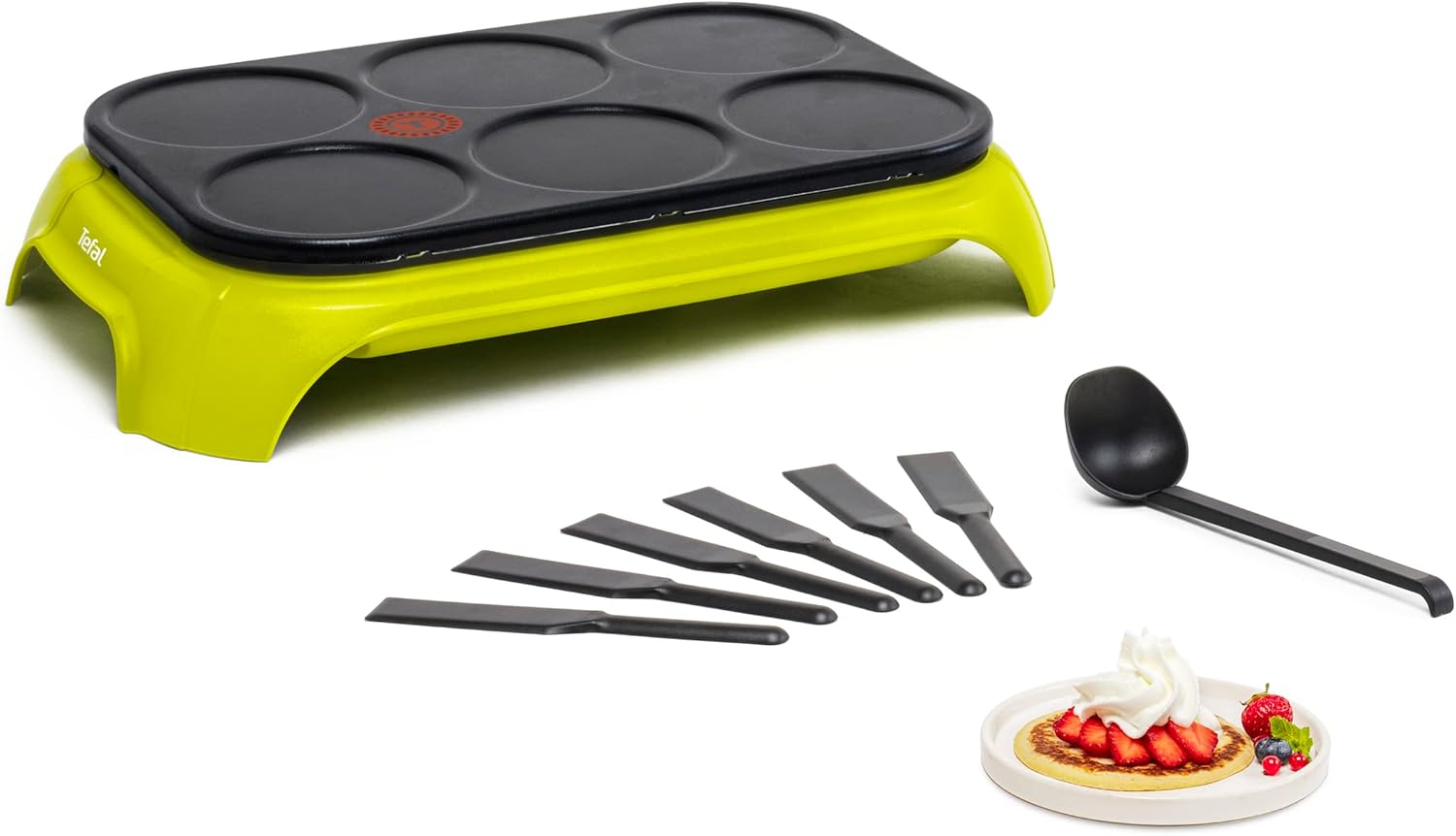 Tefal PY559312 - Crêpière 1000 W 6x12 cm ColorMania