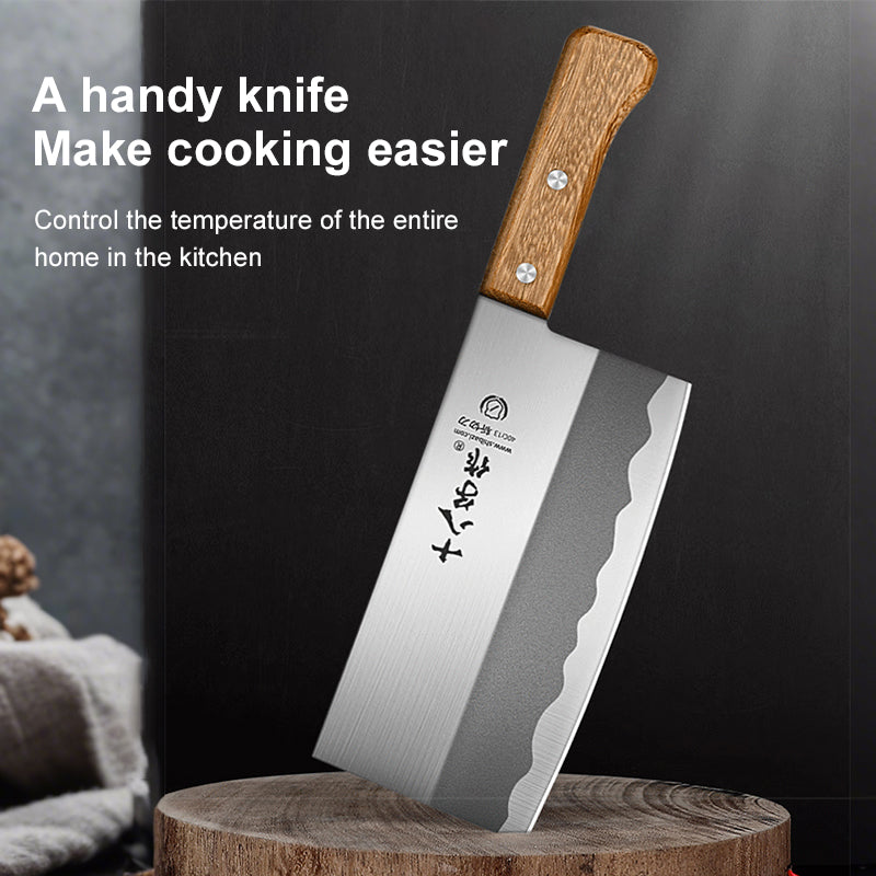 SHIBAZIZUO Couteau de cuisine en acier inoxydable à manche unique - 280 mm