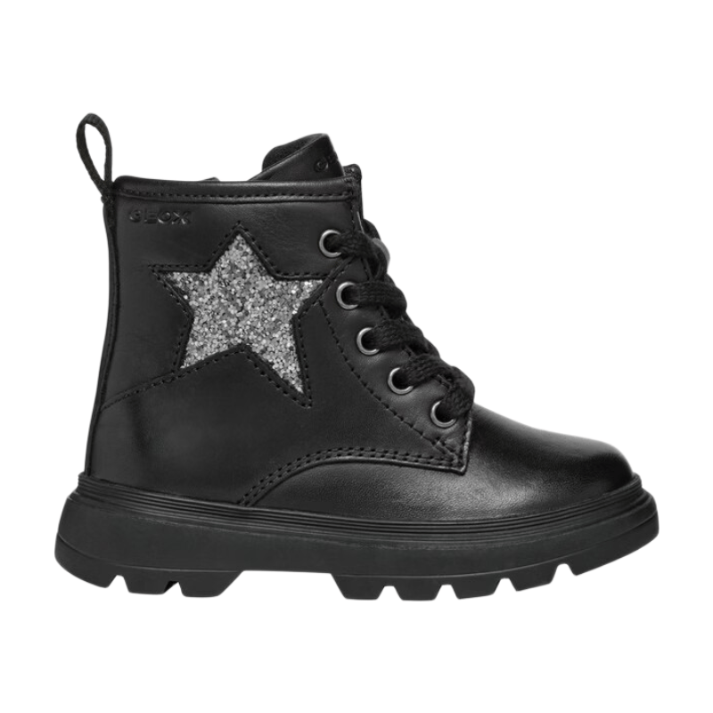 GEOX Kiddartah Bottes pour Tout-petits Filles Noir