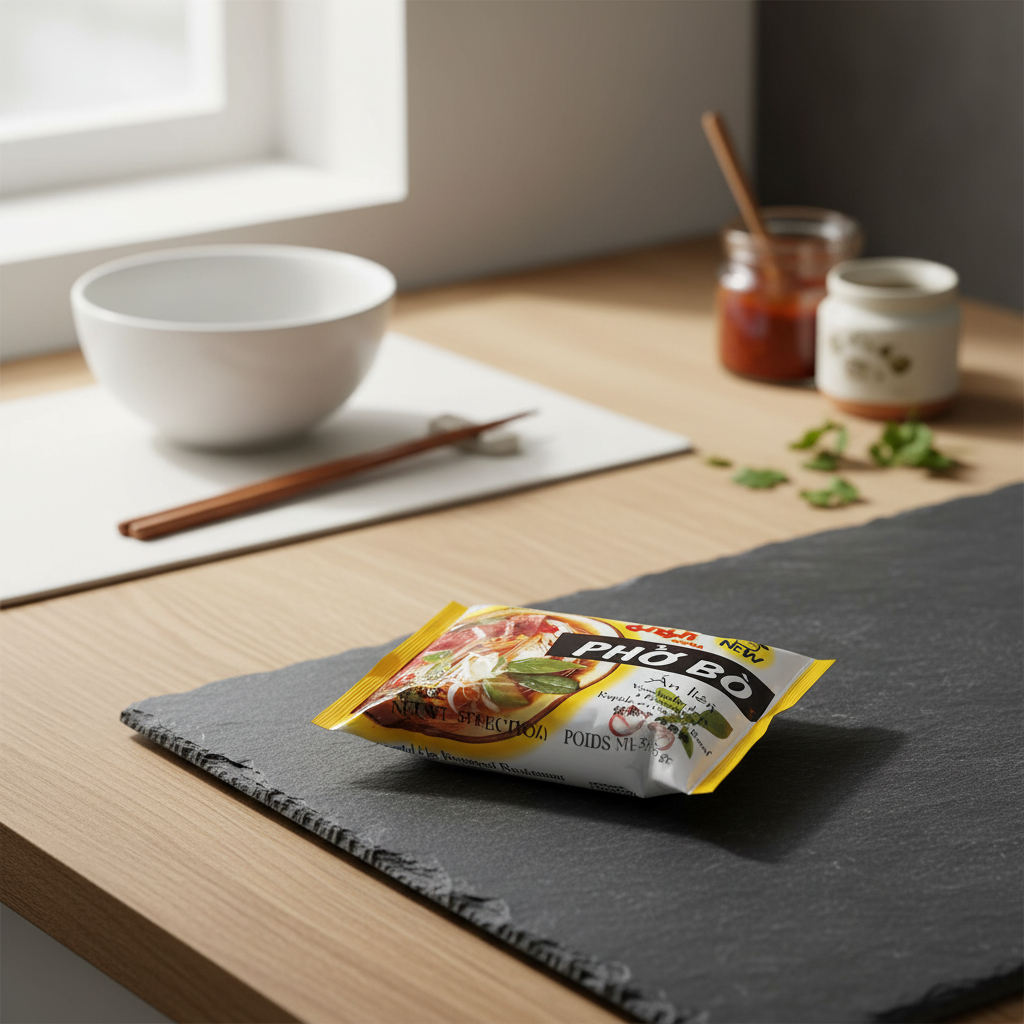 MAMA Vermicelles de riz Chand saveur bœuf, 55 g