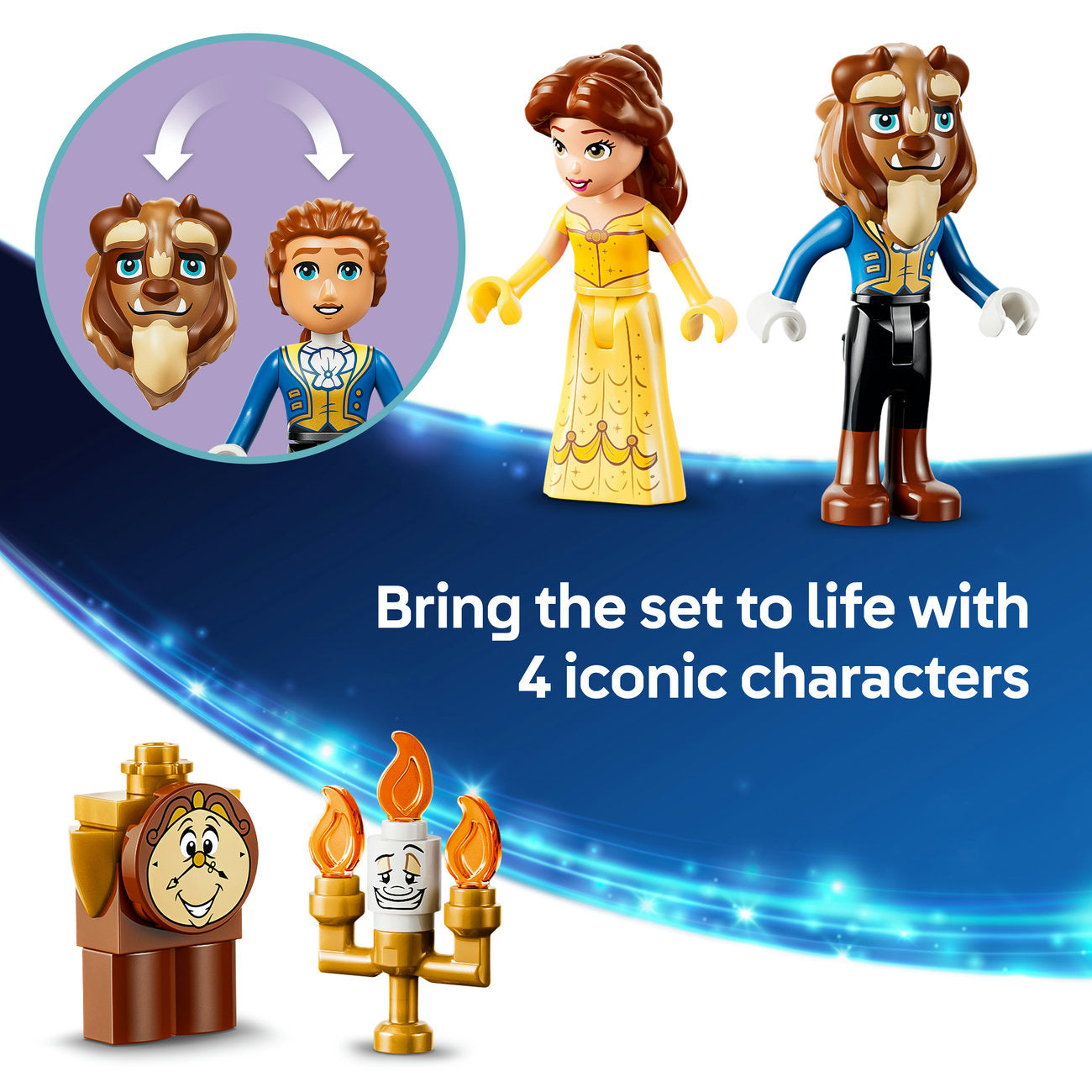LEGO Disney Princess Beauty and the Beast Ensemble de Construction Château Enchanté 43289