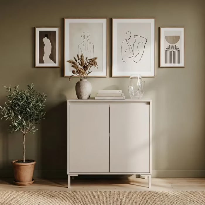Korsika 01A Meuble de Rangement – L. 81 x P. 40 x H. 87 cm
