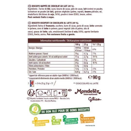 Mikado Chocolat au Lait - 100 g