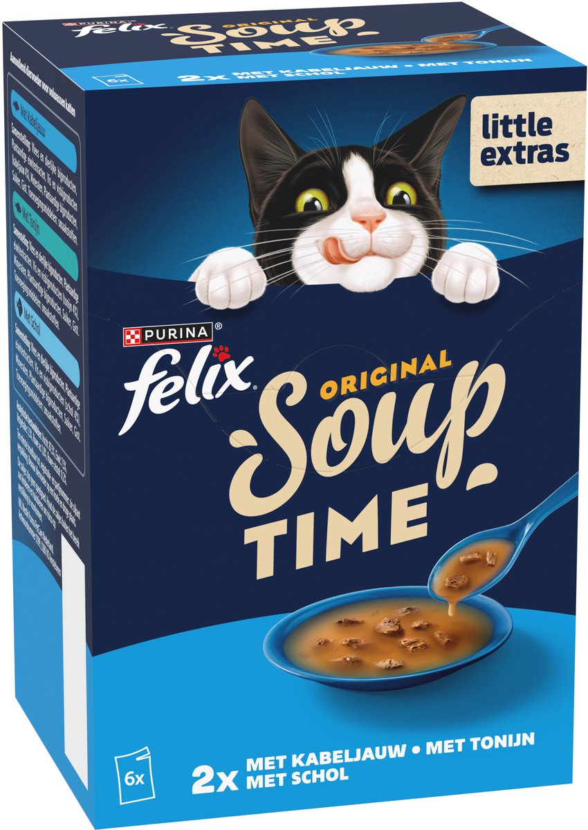 Felix Soupe Sélection de Poissons 6x48 g