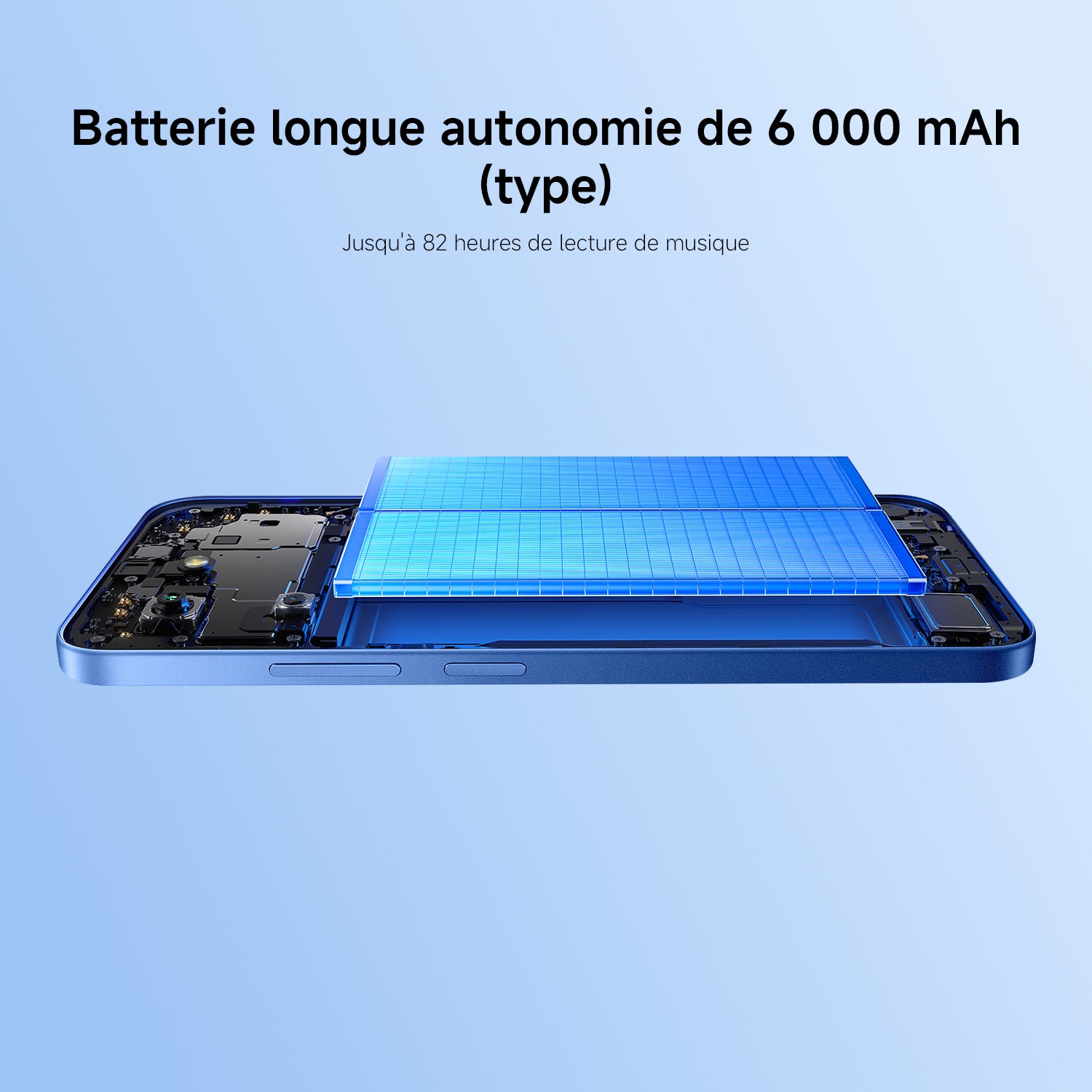 REDMI 15C 4+256 Bleu Clair de Lune Double SIM, NFC