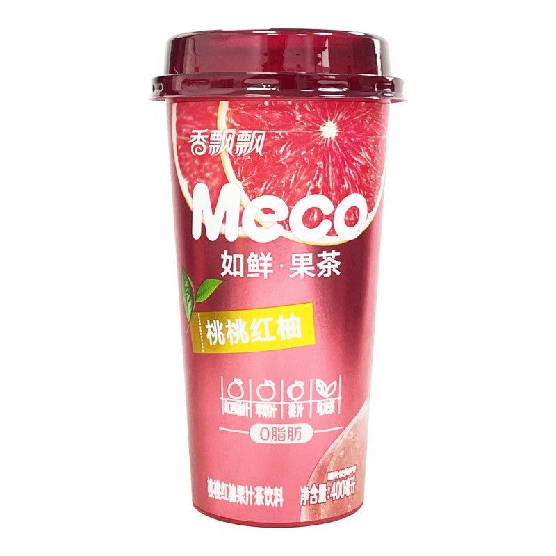 Senpure Meco Thé au jus de pêche et pamplemousse rouge - 400 ml
