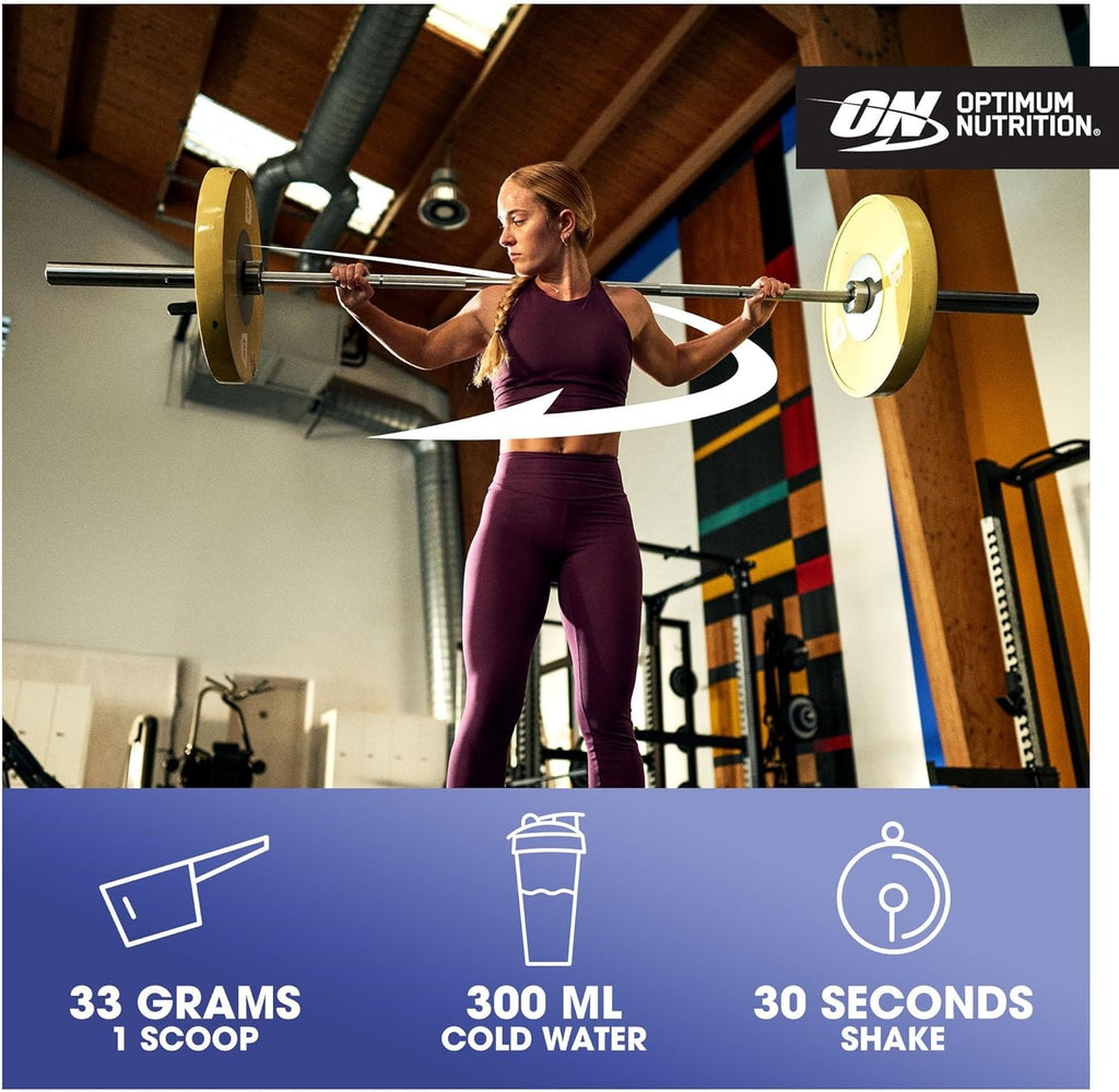 Optimum Nutrition Gold Standard 100 % Caséine en Poudre, Cookies & Cream 924 g (28 Portions)