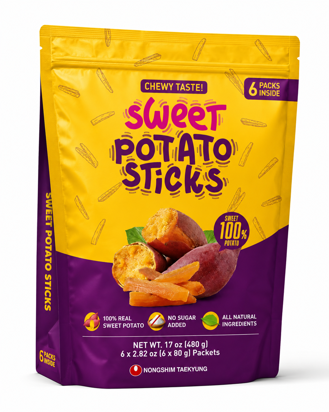 Nongshim Snack de patate douce séchée