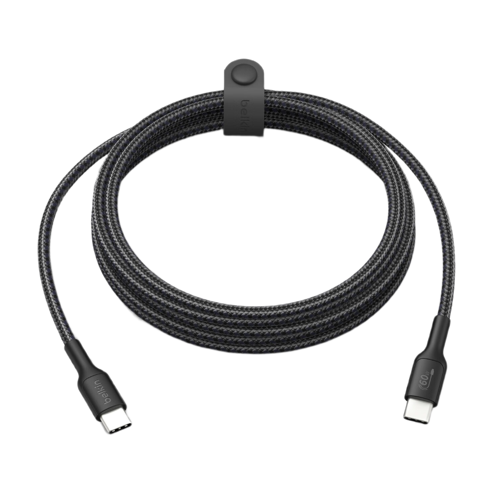 Belkin Gaming câble tressé USB-C vers USB-C 60 W - 2 m