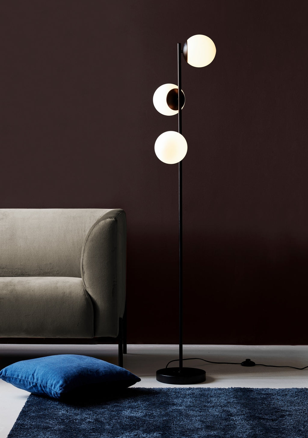 Lampadaire LILLY métal noir IP20 E14 - Nordlux, Intérieur