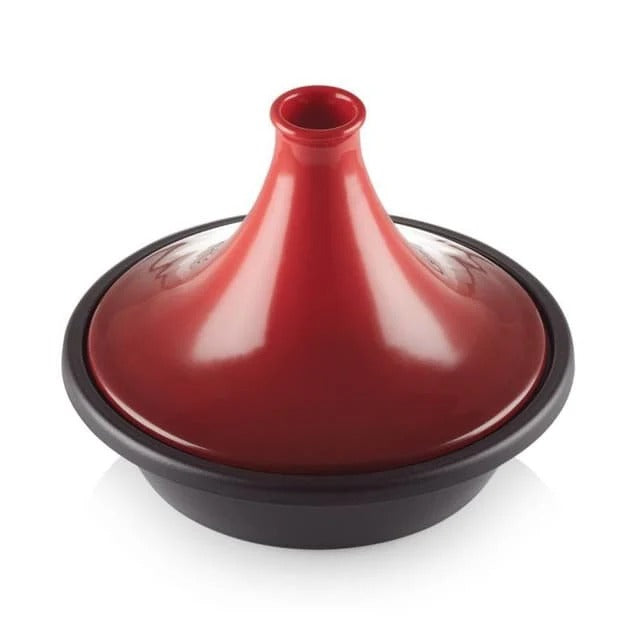 Le Creuset Tajine en fonte émaillée rouge cerise - Diamètre 31 cm
