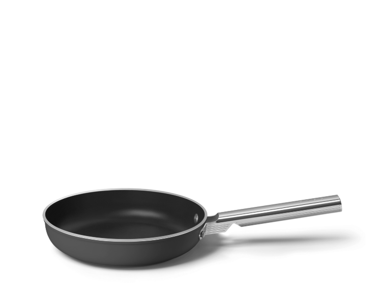 SMEG Poêle antiadhésive Noir mat 24 cm