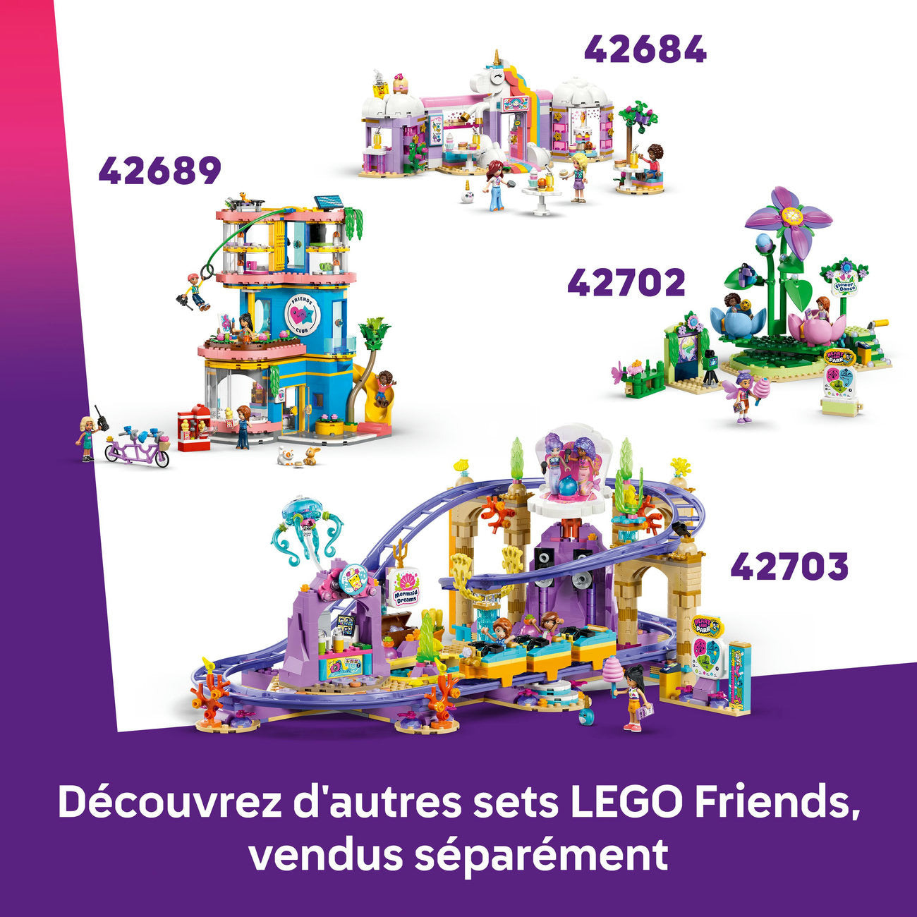 LEGO Friends 42700 La grande roue ornée de bonbons et cupcakes