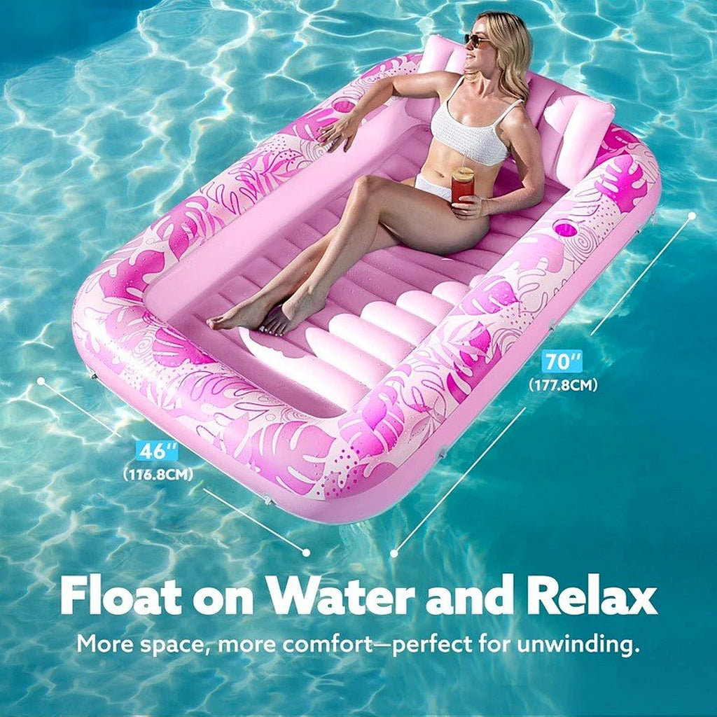 Piscine solaire avec pompe automatique - Rose