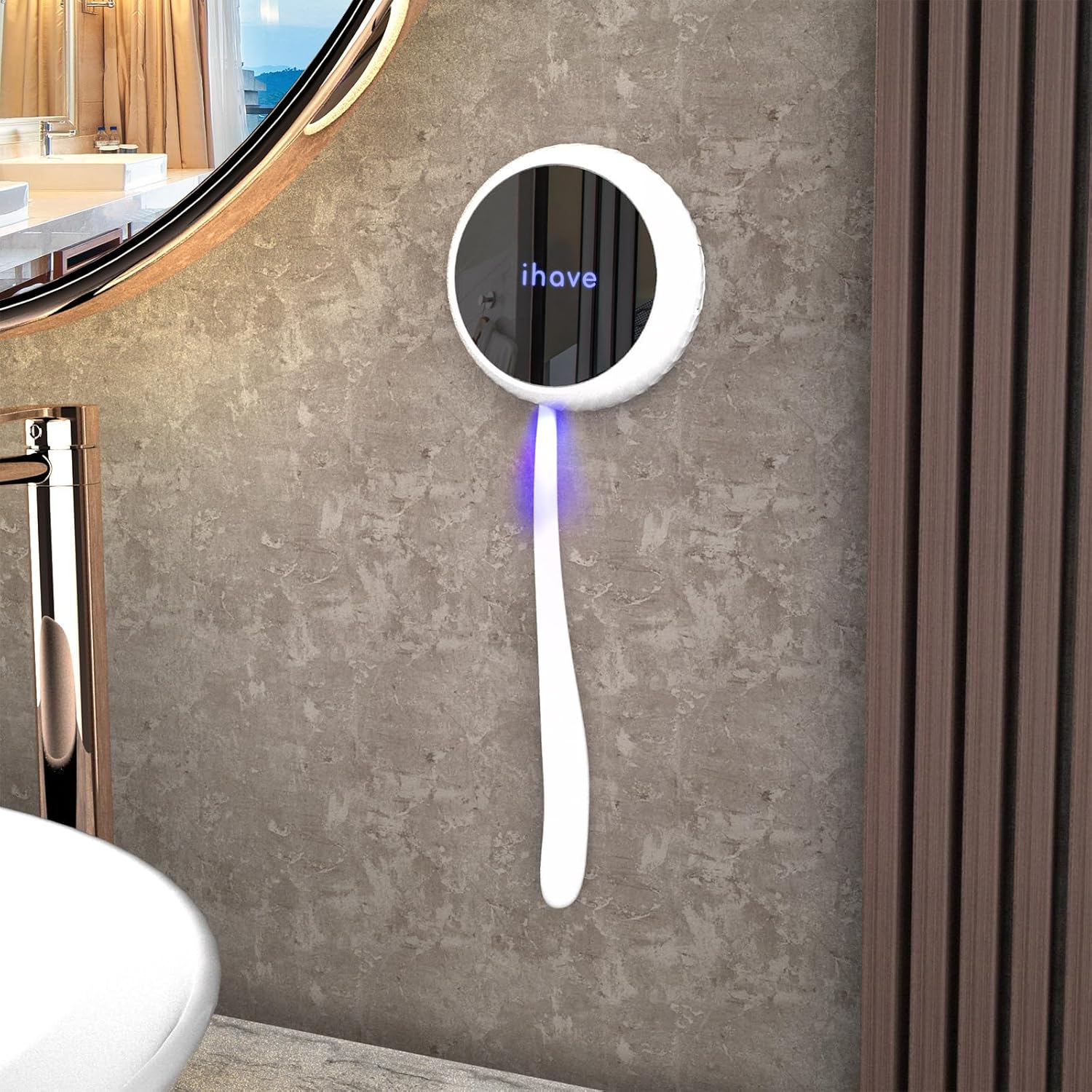 iHave F4 Stérilisateur de brosse à dents avec porte-brosse à dents - Blanc