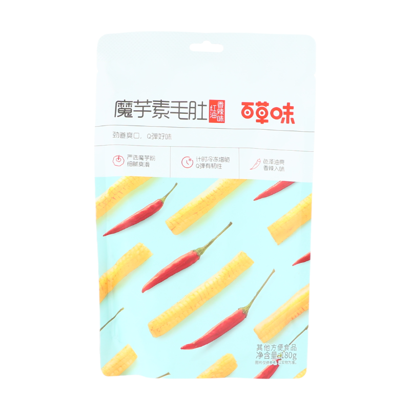 BE&CHEERY Tripes Végétariennes au Konjac 180g (Saveur Huile Piquante au Chili)